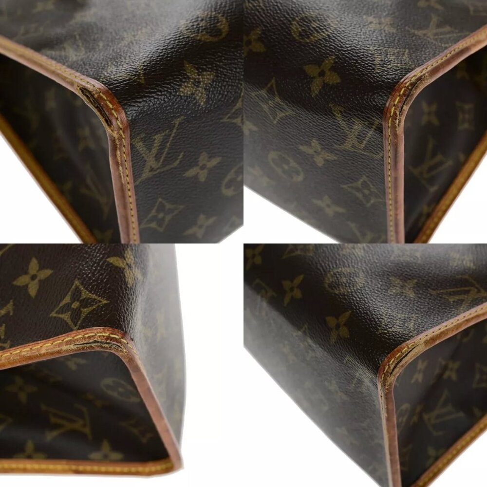 LOUIS VUITTON Popincourt Haut Shoulder Bag Monogram Leather Brown M40007 39YF540 - Picture 7 of 15